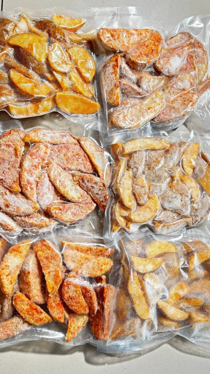 Kentang wedges beku untuk menu hotel